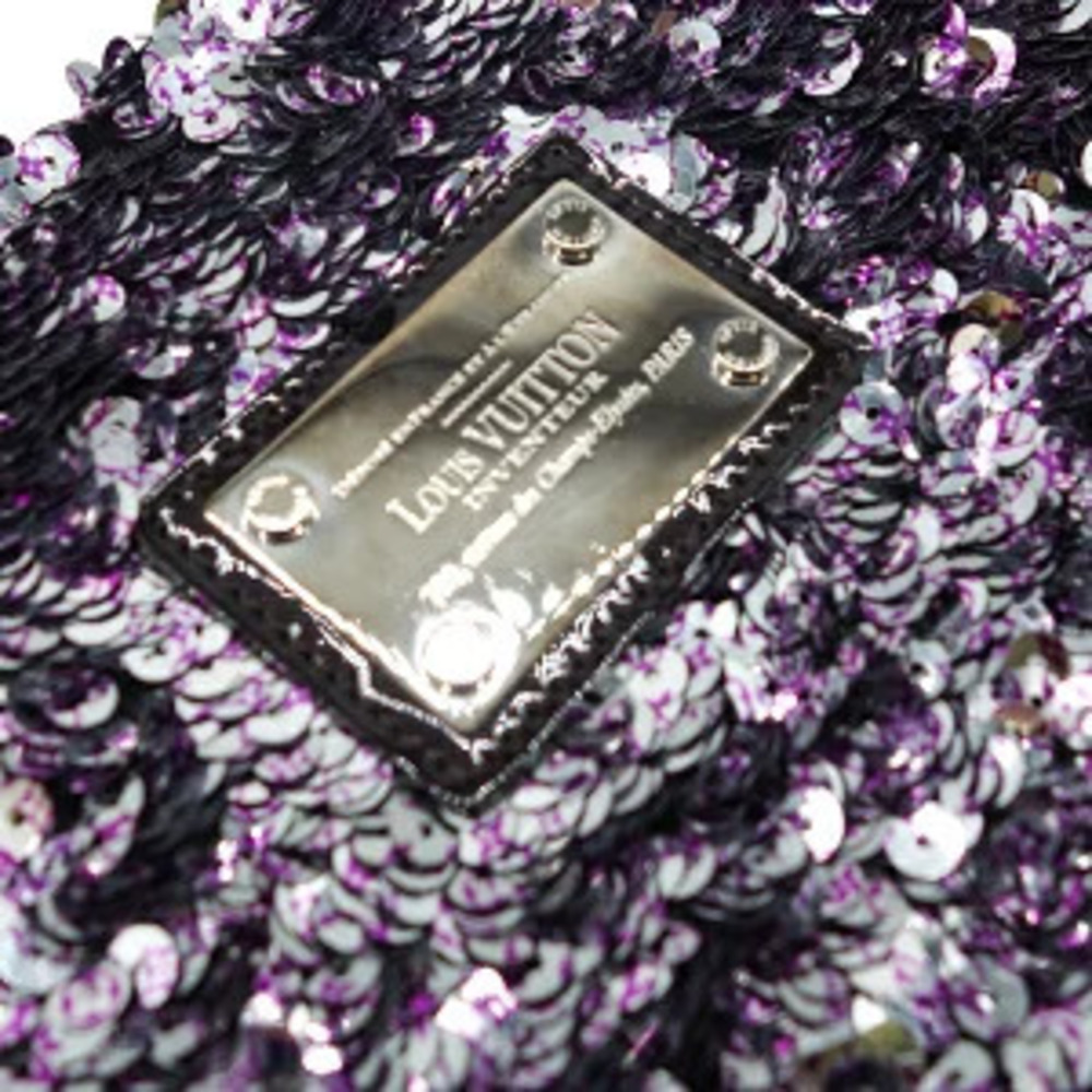 Louis Vuitton Pochette Sequin Clutch Rococo